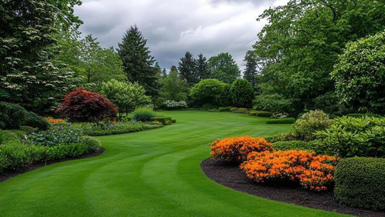 Landscaped Lawn